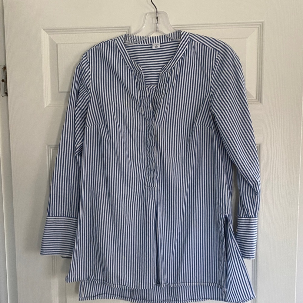 EUC Old Navy Blue and White Striped Tunic